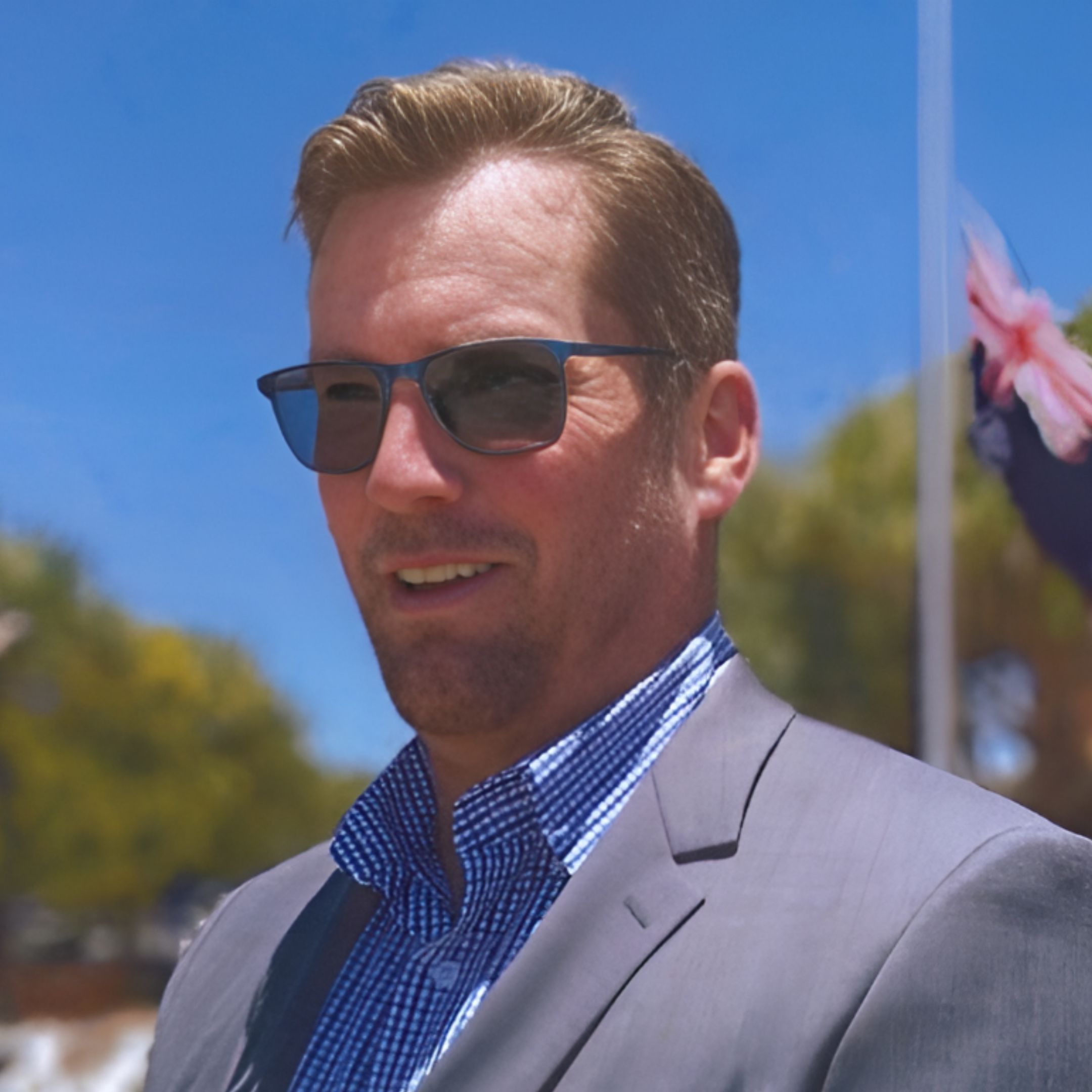 Bundaberg RSL Club Treasurer Bernie Strohfeldt smiling at the camera
