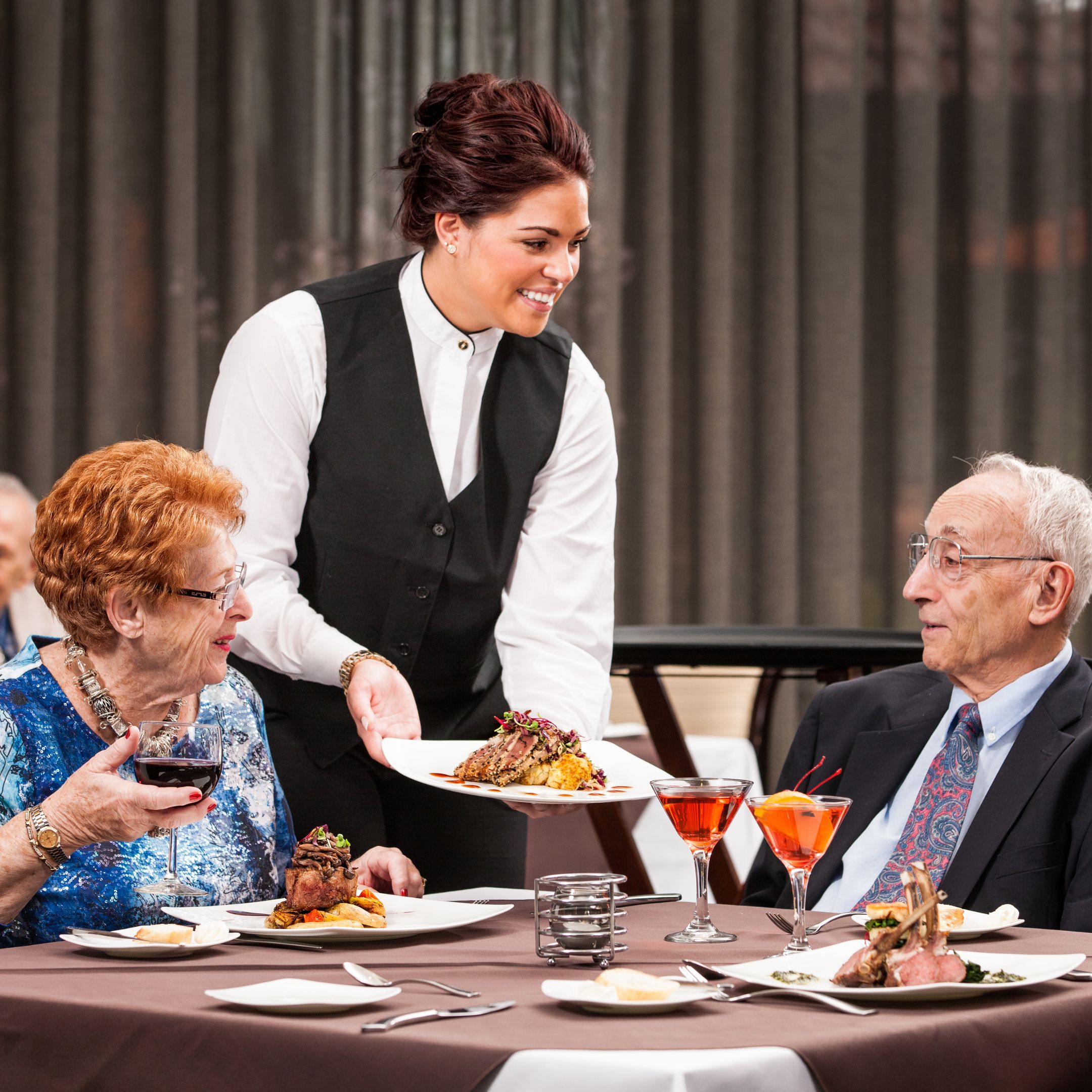 A veteran with peers, portraying lifelong camaraderie.